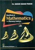 HAND BOOK MATHEMATICS PHARMACY STUDENTS 9385915126 Book Cover