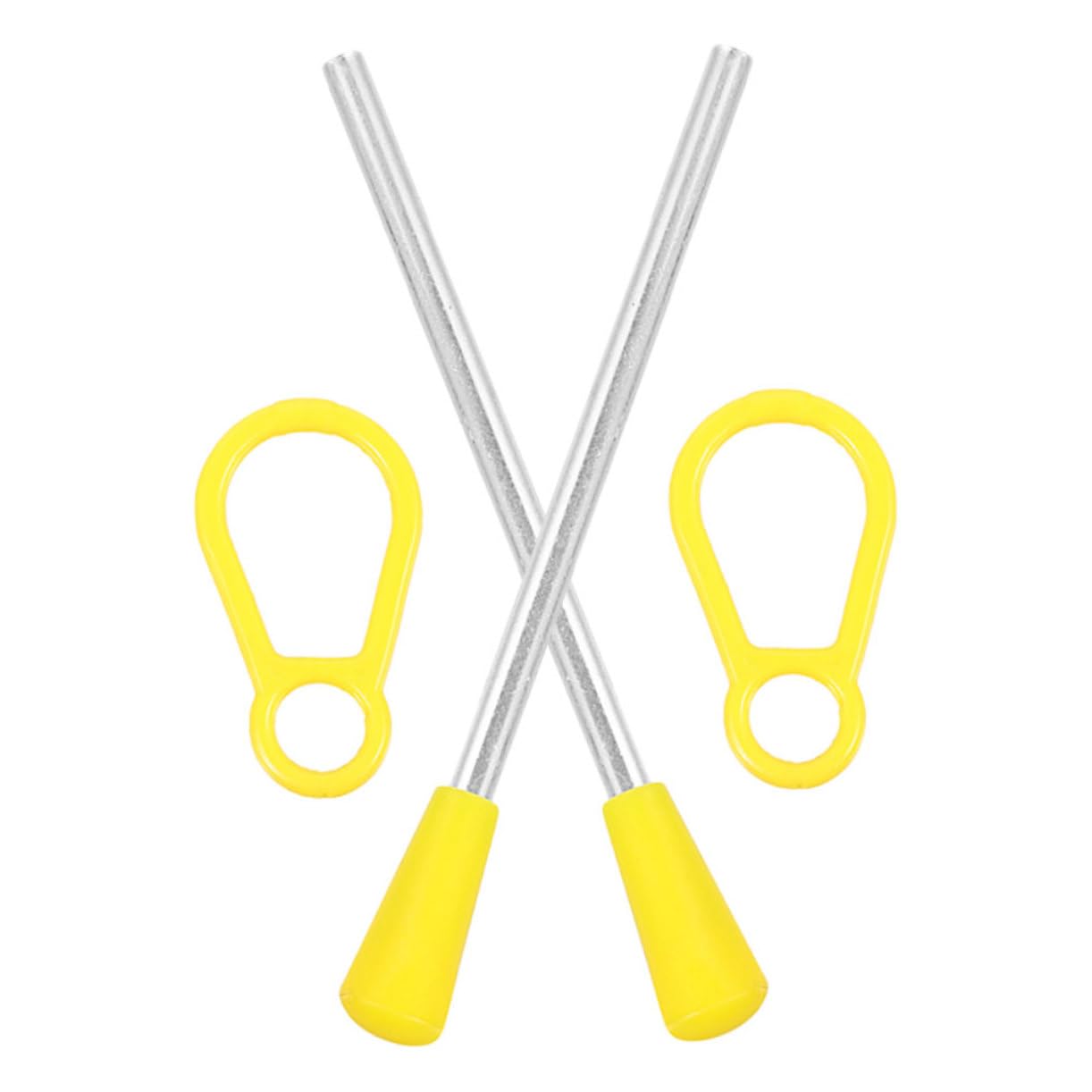 GALPADA 2Pcs Musical Triangle Iron Sticks with Nonslip Grip Crisp Sound Mallet for Percussion Instruments Versatile for Musicians and Educators