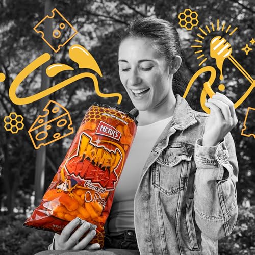 Herr's Honey Cheese Curls pack de 3 x 2.75 oz miniatura 3