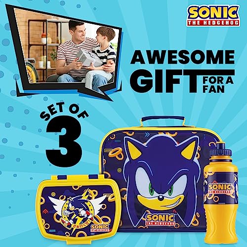 Sonic The Hedgehog Borsa Termica Porta Pranzo per
