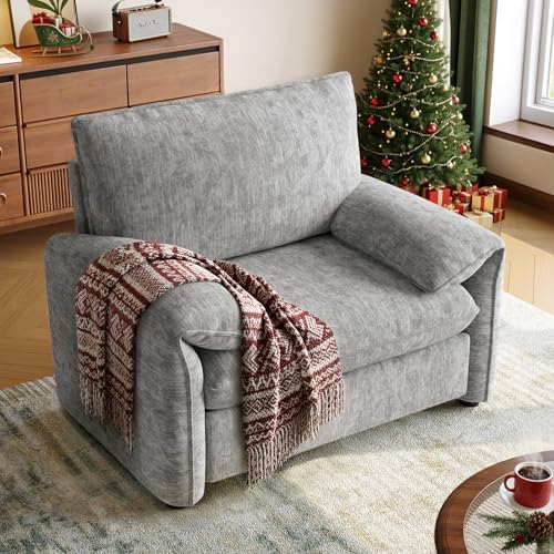 ONBRILL Chenille Fabric Accent Chair