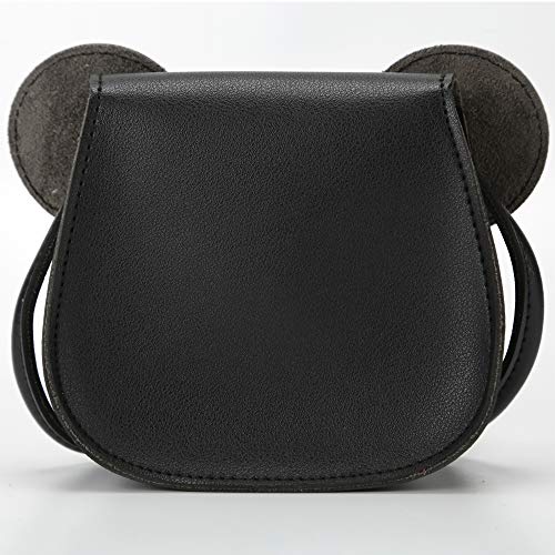 Image of Little Mouse Ear Bow Crossbody Purse,PU Shoulder Handbag for Kids Girls Toddlers