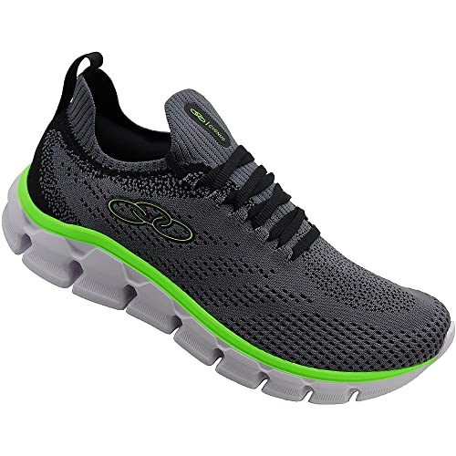 Tênis Olympikus CYGNUS Masculino, Chumbo/Green, 43