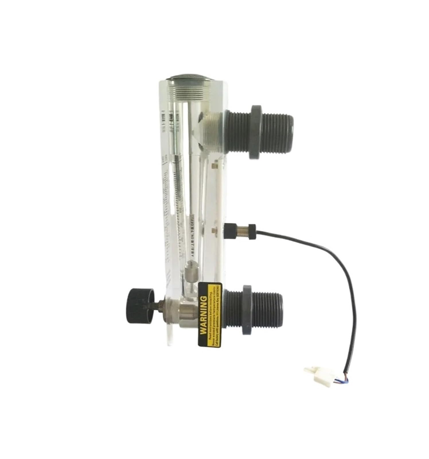 VKvmNYlxx LZM-15 Panel Flowmeter 0.5-5 GPM/1.8-18 LPM with Control Valve and Variable Area Flowmeter with Alarm Limit Switch.