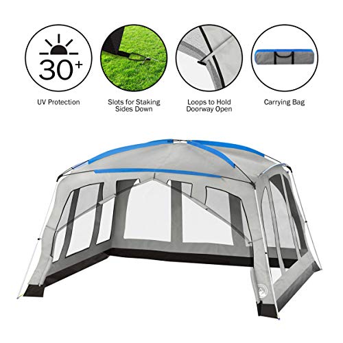 Screened-In Outdoor Canopy Tent – Pop-Up Shelter With Mosquito And Uv Protection For Camping Or Backyard – 14 X 12 Screen House By Wakeman Outdoors #TOP2