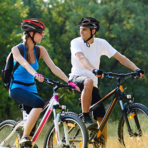 Kingbike Bike Helmet Men Women Bicycle Adult Cycling Specialized Road Mountain MTB Helmets for Mens Womens Adults Casco para Bicicleta with Safety Light Portable Bag Accessories
