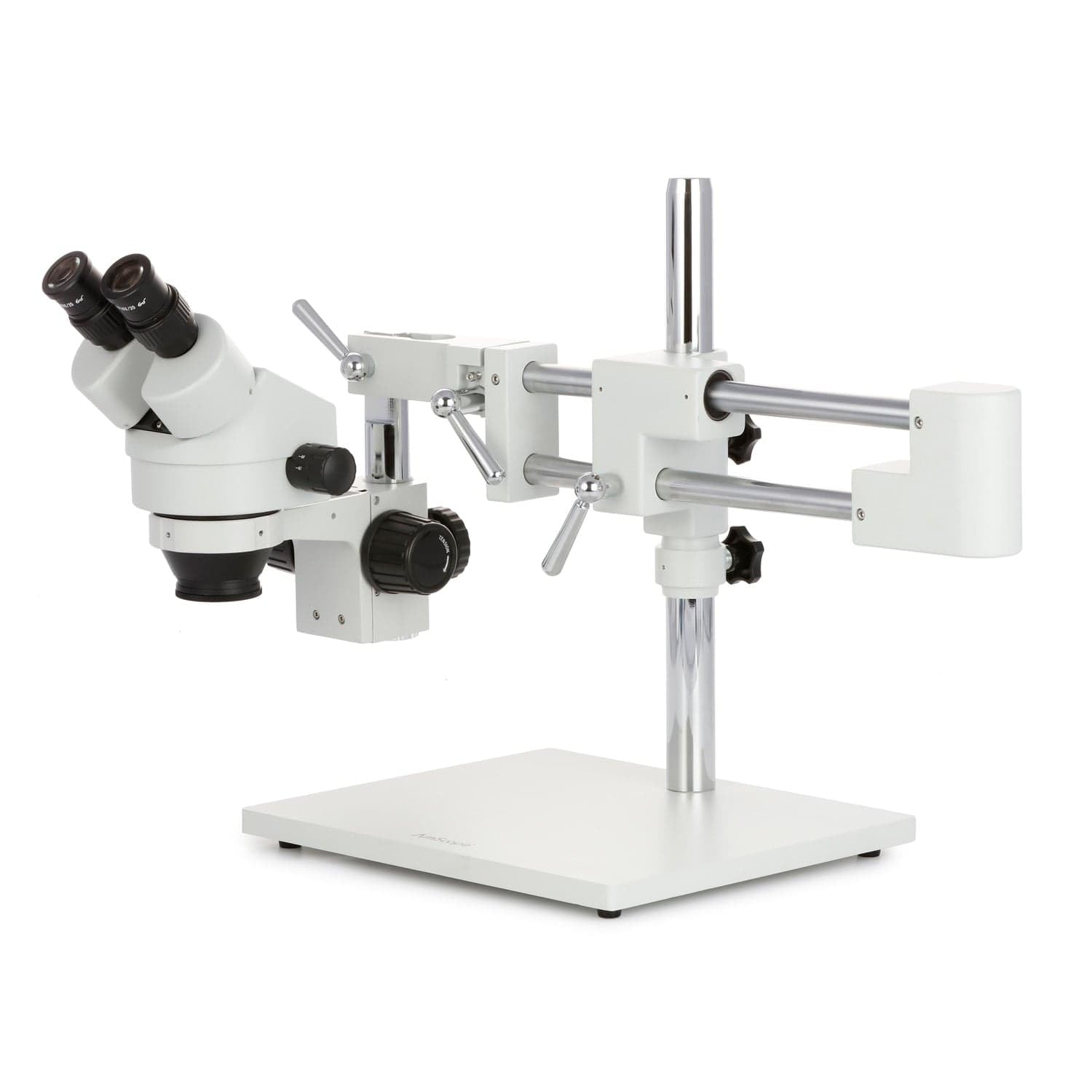 AmScope SM-4BZ-80S Inspektion des Zoom-Vergrößerungsschaltkreises Stereomikroskop mit 80 LED-Licht, 3.5X-90X, Weiß