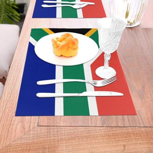 Set de table Afrique du Sud résistant à la chaleur et lavable