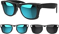 Vista 10 de Gafas Inteligentes para Hombres Bluetooth Gafas Inteligentes con Lentes Polarizadas UV400