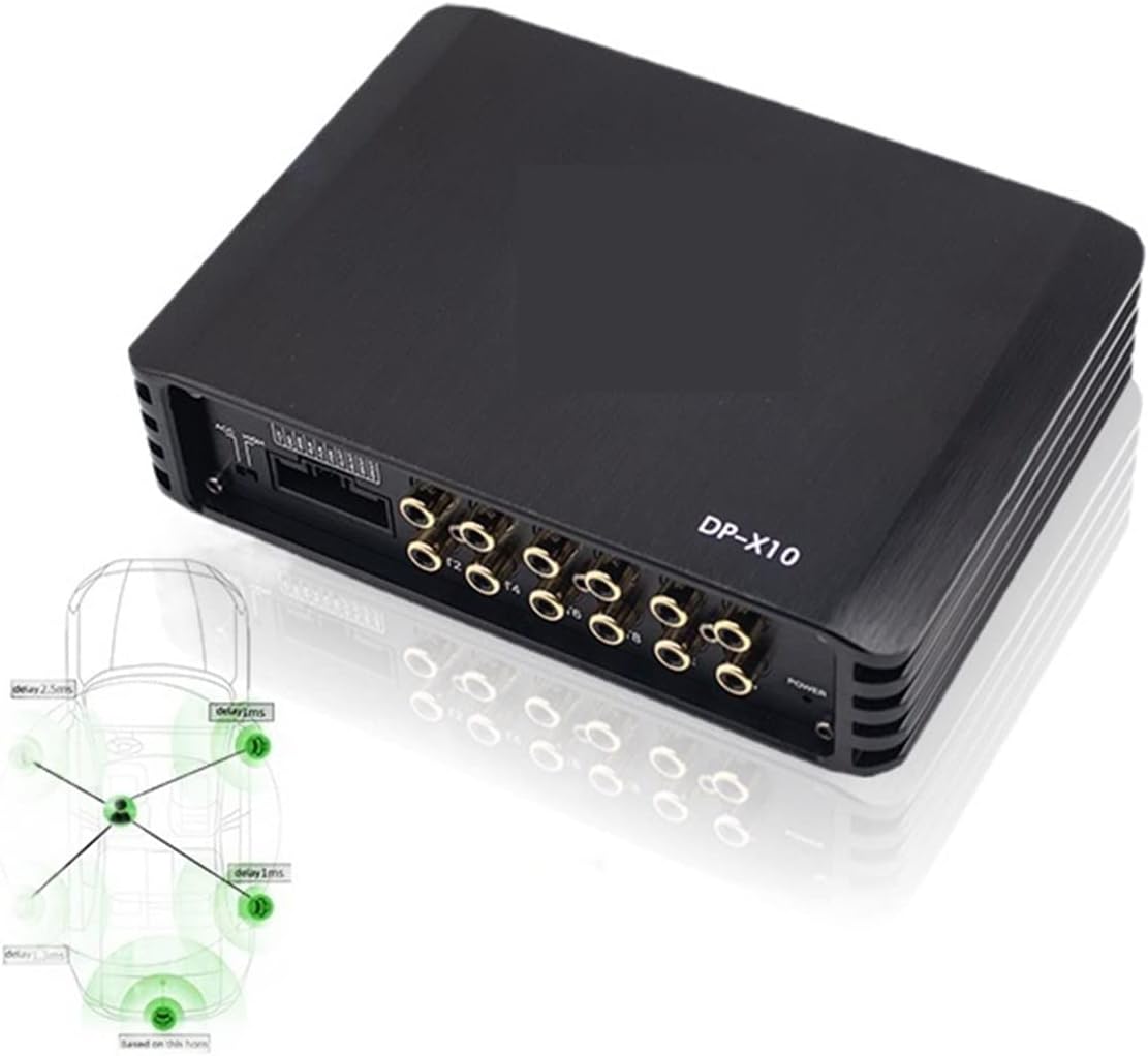 DP X10 Car 4 Ch Power Amplifier 8 Channel Dsp Processor Amp Equalizer Amplificador Automotivio Sound
