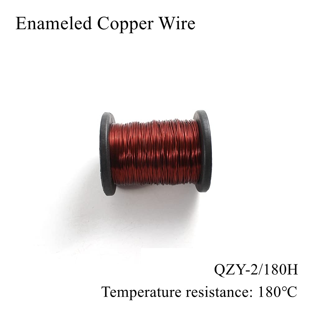 2.24mm 2.5mm 2.6mm 2.8mm 3mm QZY-2/180H Enameled Copper Wire Magnetic Enamel Coil Wires Winding Magnet Cable (Color : 2.50mm, Size : 1000g)