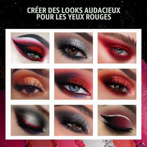 UCANBE Fard a Paupiere Bourgogne Gris Palette Maquillage Yeux 15 Couleurs – vue 4