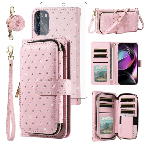 Coque Moto G 5G 2022 Asuwish rose pour éviter les rayures d'écran