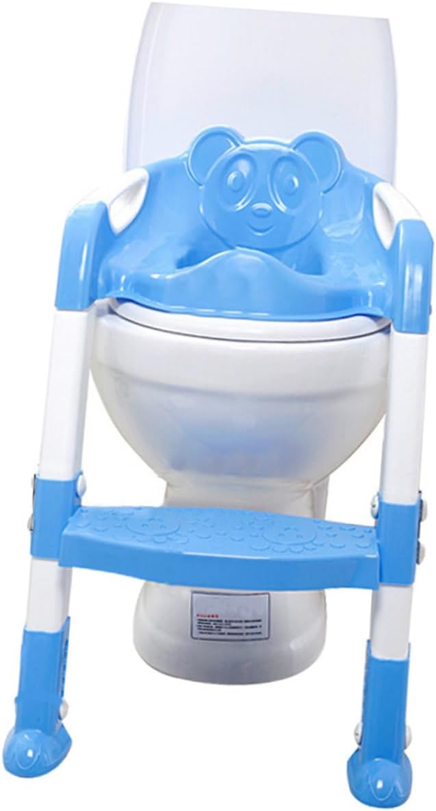 Boy Girl Toilet Step Ladder Potty Training Seat for Boys and Girls Non-slip Easy to Assemble Storage-friendly