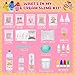 Funewest Slime Kit for Girls Ages 8-12 Mini Fluffy Butter Slime Making Kit Ice Cream Slime for Kids DIY Craft Kits with 30+ Piece Birthday Gifts