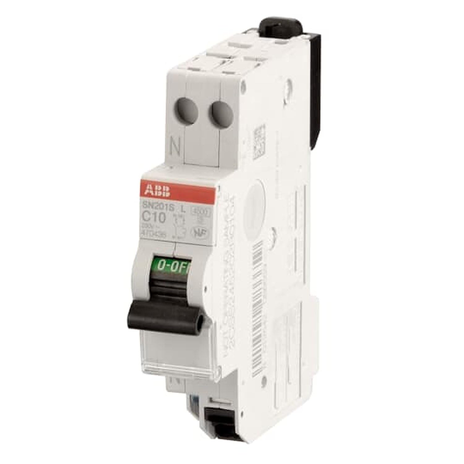 disjoncteur phase + neutre - 20a - 4.5 ka - abb 470439