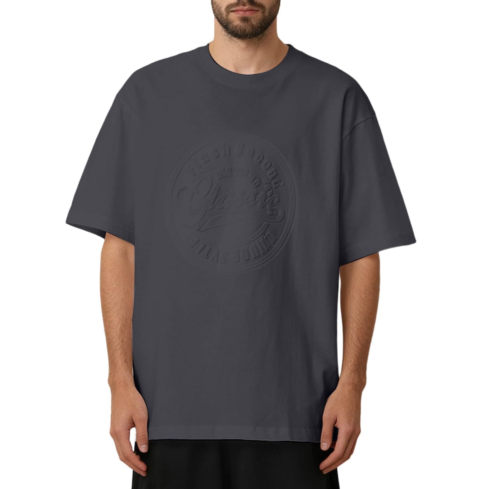 T Shirts Herren, Sommer Tshirt Herren Leicht, T-Shirt für Frühling und Sommer lockerer lässiger Stil Kurzarm ideal für Outdoor-Aktivitäten und den Alltag.