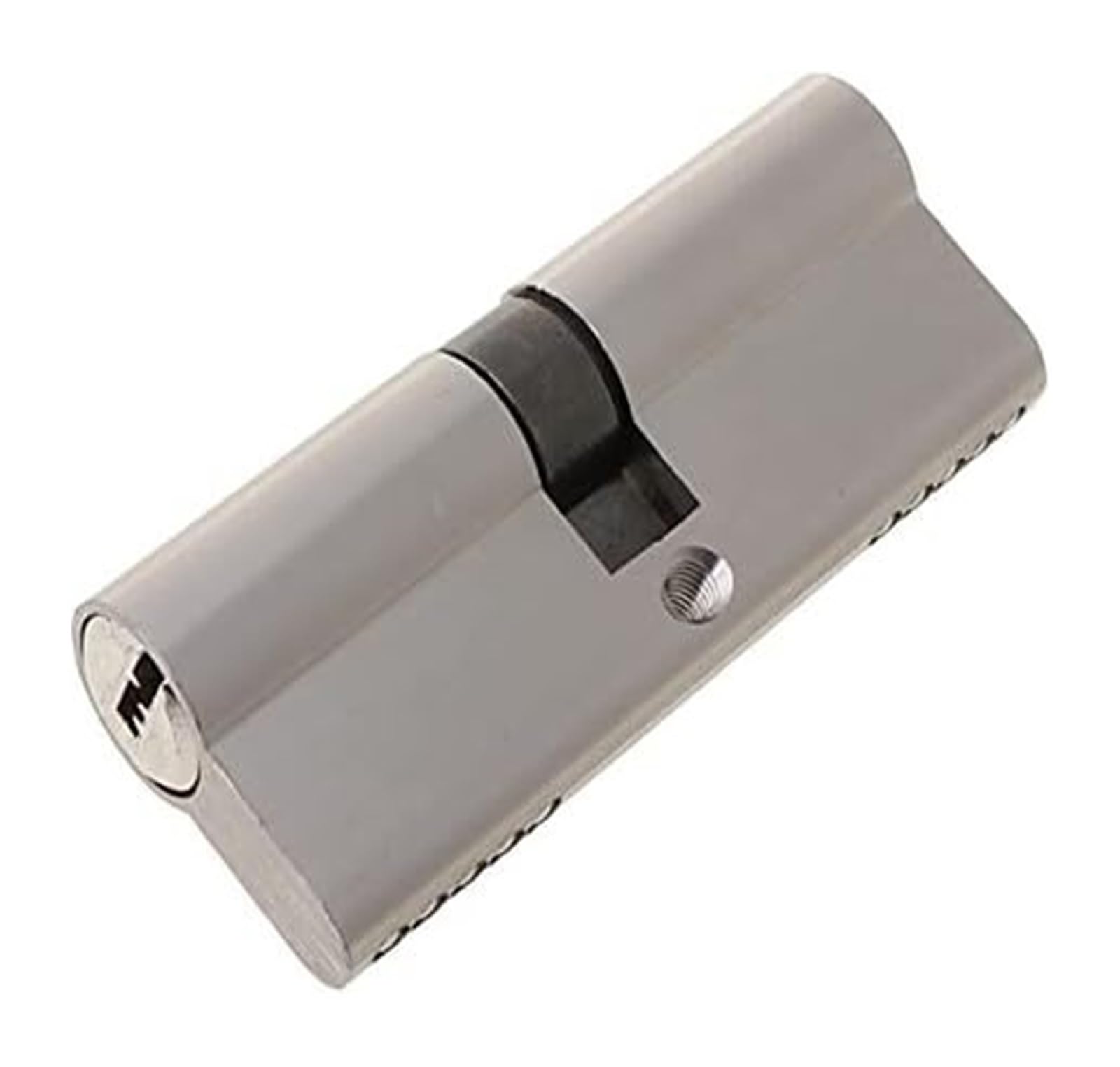Door Lock Cylinder, Cylinder Lock Double Open 60-90mm Silver Door Security(70mm)