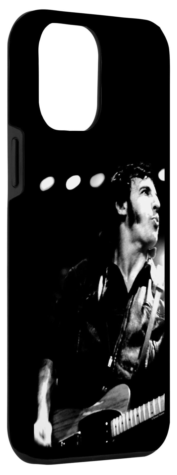 Bruce Springsteen B&W Live Shot By Simon Fowler Case for iPhone 12 Pro Max - Image 3