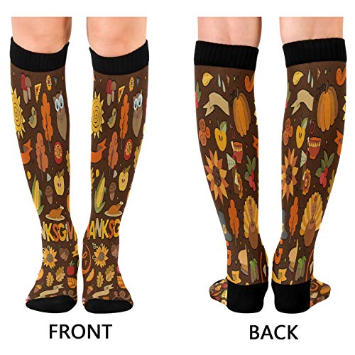 Fashion Cute Socks for Men and Women Knee High Compression Socks Support for Sport Running Hiking Fitness Casual at Home2