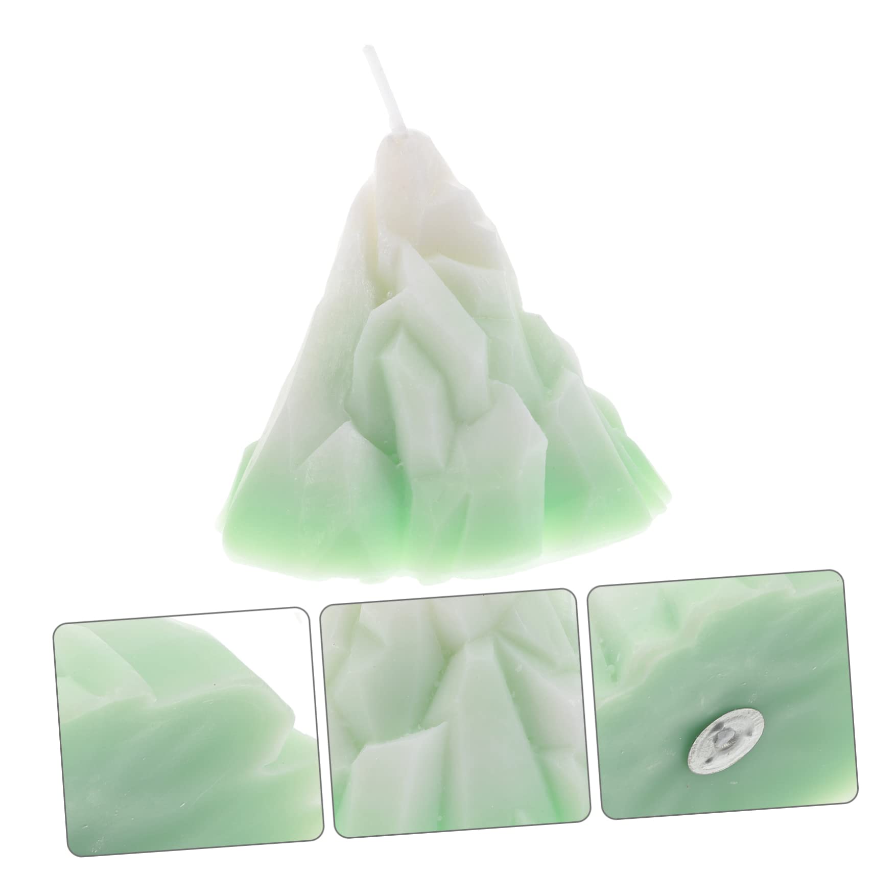 Ipetboom Paraffin Scented Candle Large Iceberg Shape Home Decorative for Birthdays Weddings Christmas
