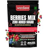 Wardiere Organic Berries Mix (300 GMs) - Excellent Naturally Dried Berries Mix Without Sugar - Certified Organic, Zero Chemicals