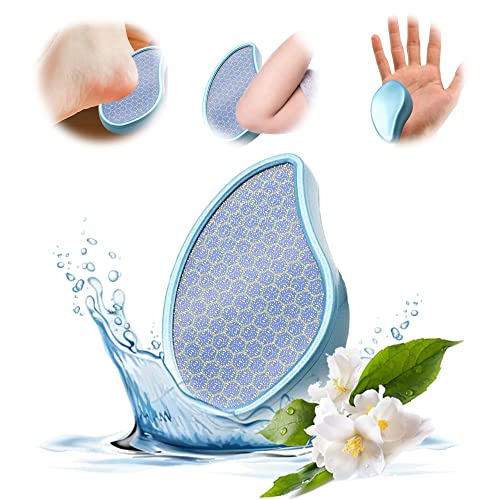 Nano Glas Hornhautentferner 2 in 1 Nass & Trocken Hornhautfeile Extrem wirksame Hornhaut Entfernung für Fuss & Hand - Hornhautfeile für die perfekte Fußpflege Nass & Trocken Cover
