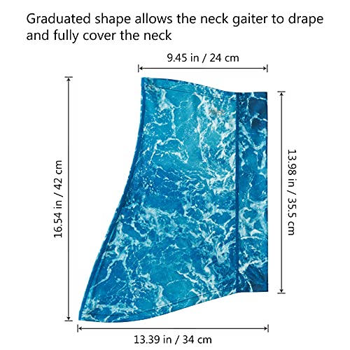 Image of BASSDASH UPF 50+ Breathable Neck Gaiter, Quick Dry Face Mask for Men Women