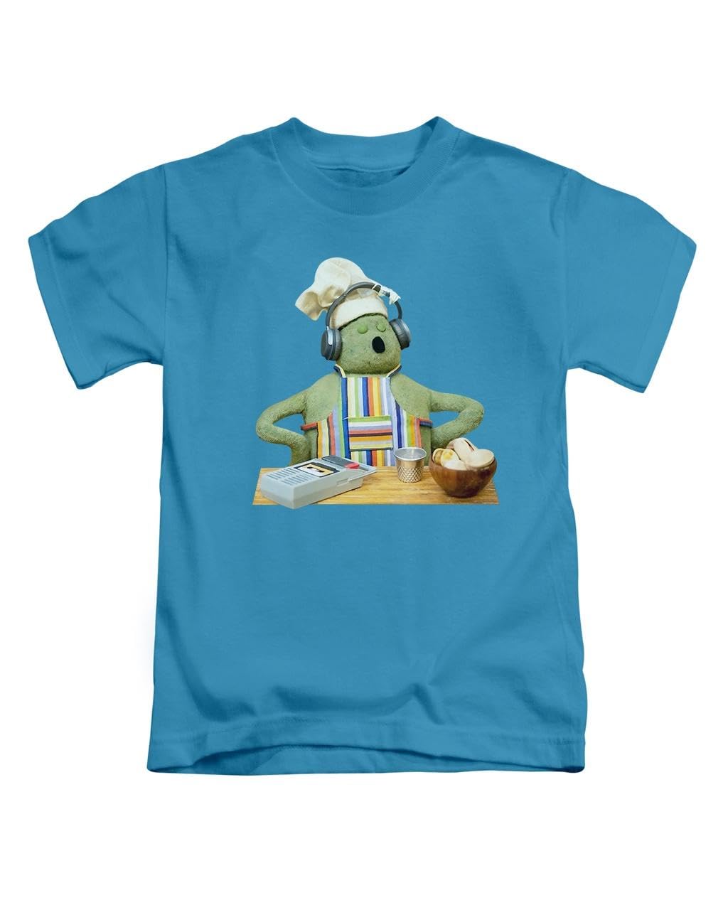 New Spirit Original Tiny Chef Headphones mini Chef Cook Cooking Tee T-Shirt Funny Unisex T Shirt Top Sapphire