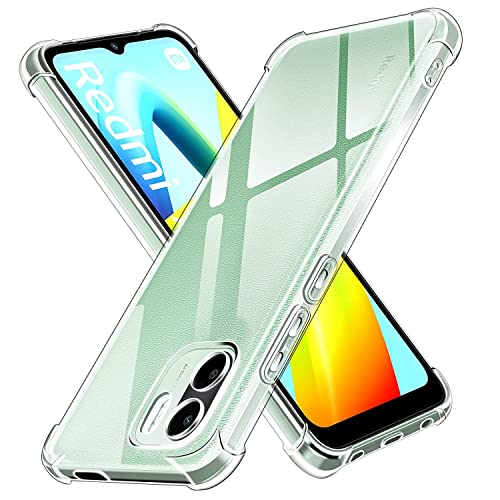 Image of for Redmi A2 2023 Case,Redmi A2 2023 Phone Case Clear Transparent Reinforced Corners TPU Shock-Absorption Flexible Cell Phone Cover for Redmi A2 2023 - Transparent