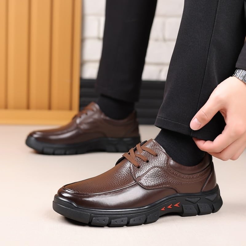 Mens Classic Formal Oxford Lace Up Wedding Pointed Toe Dress Shoes Men Casual Penny Shoes3