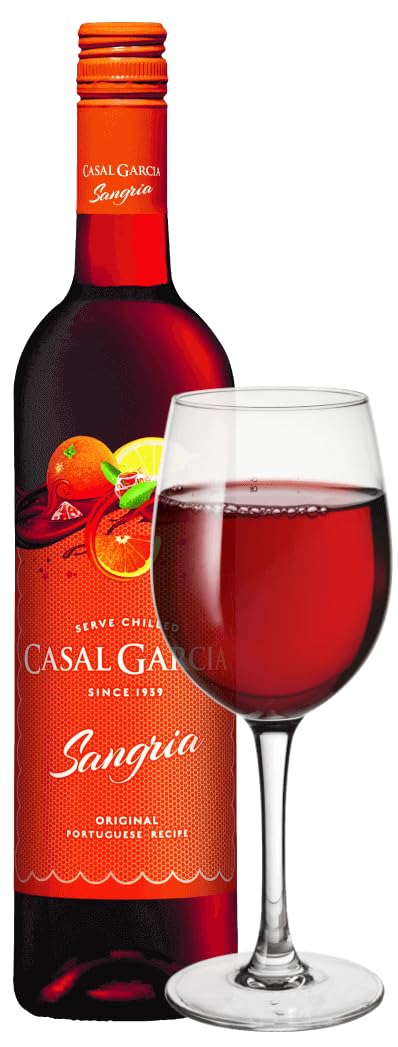 Sangria Casal Garcia Weinhaltiges Getränk 6 x 0,75l VINELLO - 6 x Weinpaket inkl. kostenlosem VINELLO.weinausgießer