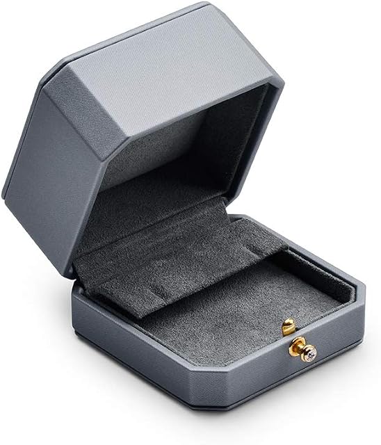 Oirlv Premium Leather Earring Gift Box Showcase Earrings Bearer Case Jewelry Gift Box for Birthday and Anniversary