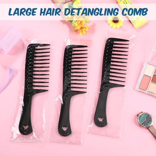 Peine de Dientes Anchos Negro Paquete 50 Piezas miniatura 4