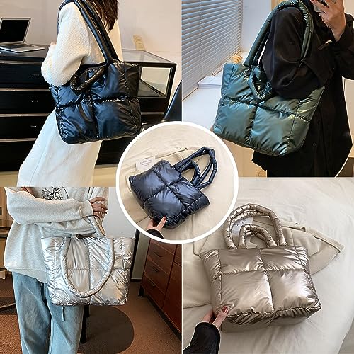 Bolso Tote Acolchado Grande para Mujer miniatura 4