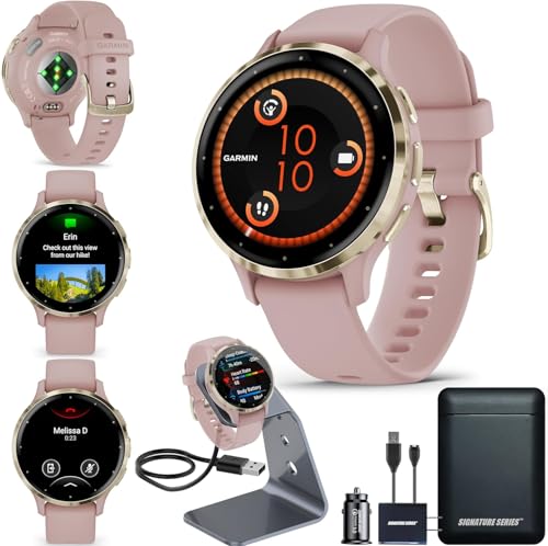 Garmin Venu 3S Running GPS Smartwatch with AMOLED Display, Advanced Health, Fitness Features, Up to...