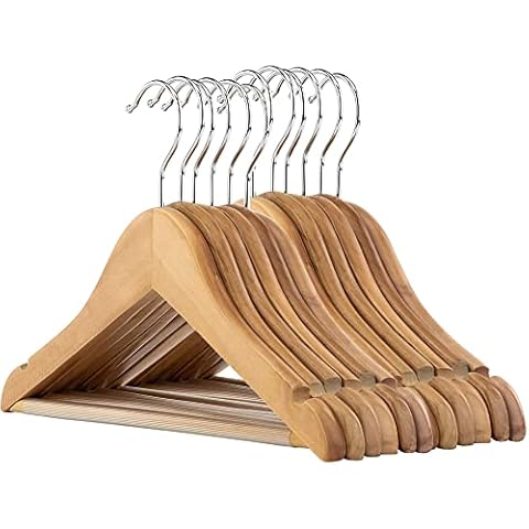 Hangerworld 12 Children’s Wooden Coat Hangers Cover