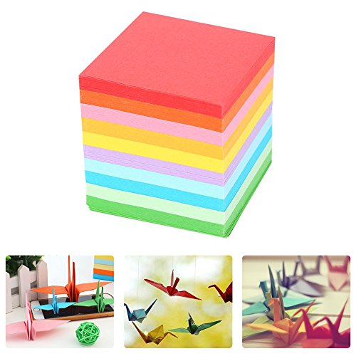 折り鶴セット 多色 和紙 約1cm x 1cm 約3530個 Amazon | 100枚の多色折り紙折り鶴、背景装飾用の6インチ鳥