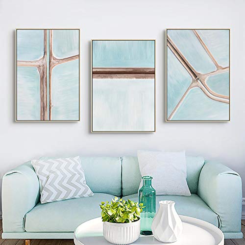 Toile géométrique moderne pour habiller un grand mur vide