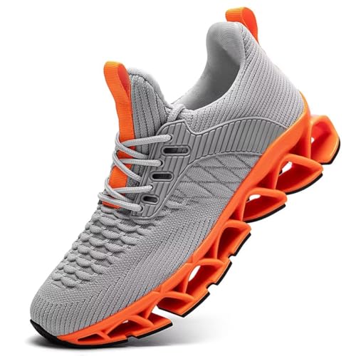 Image of Mens Slip on Walking Running Shoes Blade Tennis Casual Fashion Sneakers Comfort Non Slip Work Sport Athletic Trainer