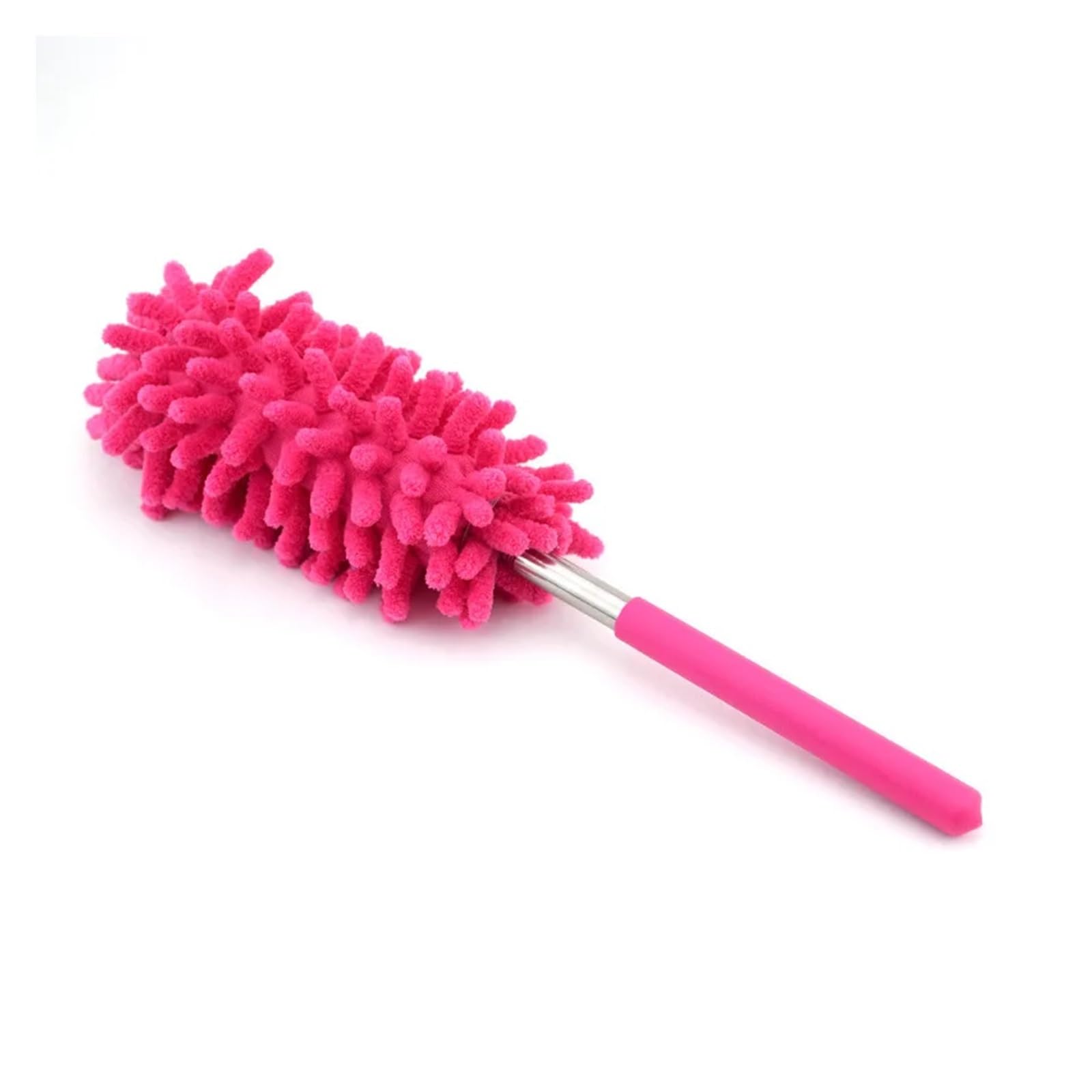 Feather Duster 1PC Household Feather Duster Retractable Removal Brush Cleaning Sweeping Adsorption(Yellow)