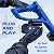 POXURIO 2 * 40V Electric Cordless Snow Shovel, 13 Inch Brushless Electric Snow Blower with 2×4.0Ah Batteries & Fast Charger, 13" Width, 6" Depth, 25FT Throw Distance Snow Shovel for Driveway, Patio