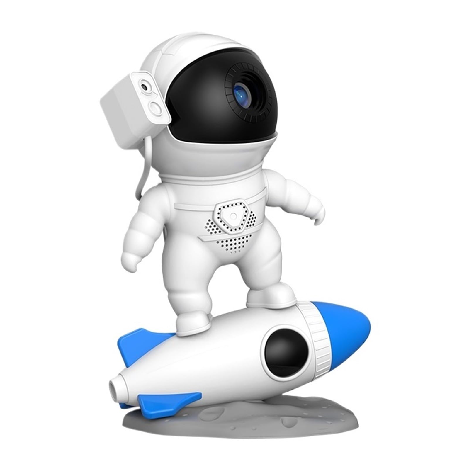 TRDEWR 360° Adjustable Rocket Astronaut Star Projector Nebula with 13 Unique Film Discs Night Light with 10 Colors Create an Atmosphere
