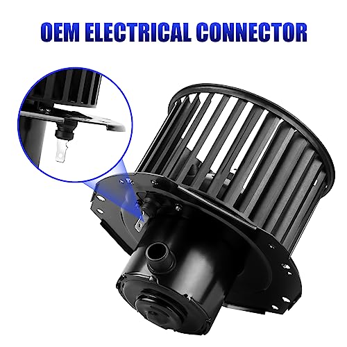 Image of AC Blower Motor with Fan Fits for 1992 1993 1994 1995 1996 Chevy Silverado Suburban 1500 2500 Tahoe GMC Sierra Yukon C1500 C2500 K1500 K2500 G20 HVAC Heater Blower Motor Replaces# 700103
