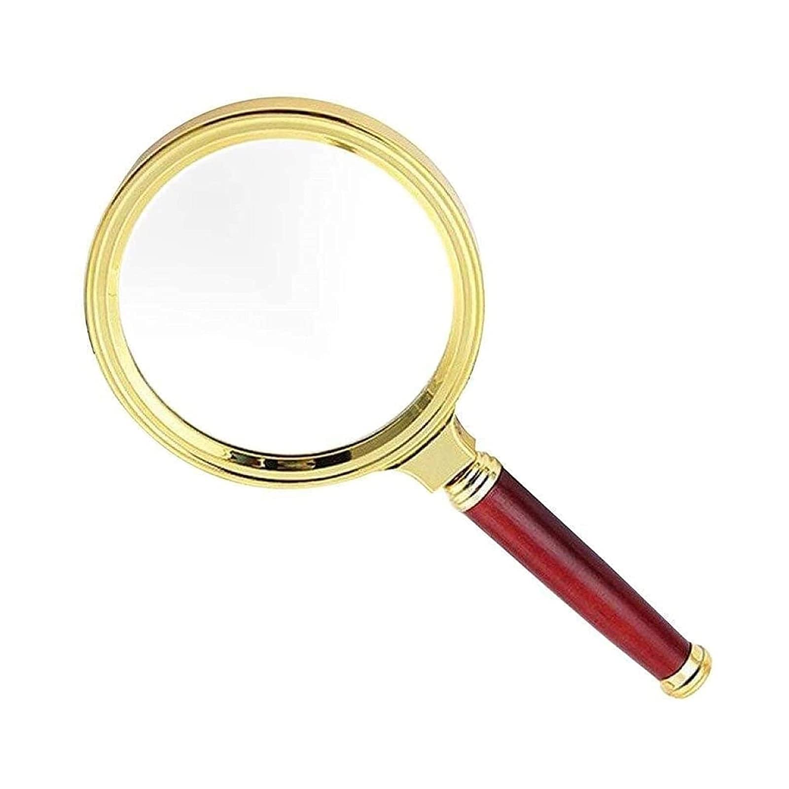 Lenti di ingrandimento Lente di ingrandimento ad Alta capacità di riconoscimento Adatta per la Lettura di Libri per Anziani Identificazione Oro 60mm 15X Lente d