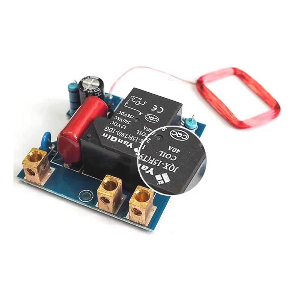 Sweetness Interrupteur d'alimentation pour hôtel - Mise hors tension retardée - Carte à induction à économie d'énergie - Triple - 40 A - Basse fréquence 220 V