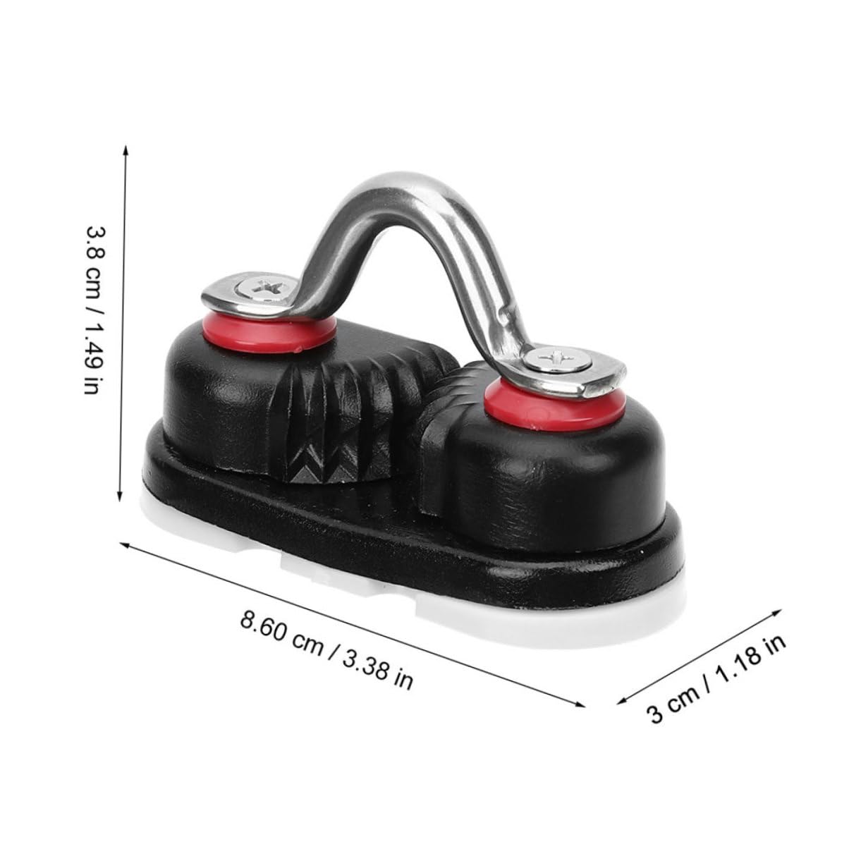 GANAZONO Kayak 2pcs Boat Canoe Sailing Boat Dinghy Aluminum Cam Cleats Fast Entry