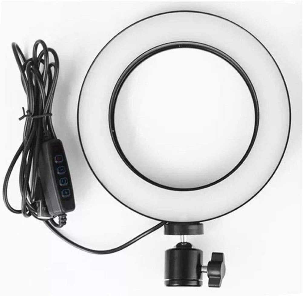Anel Iluminador LED Flexivel Ring Light Tripe 20cm com Suporte Celular Universal Selfie Youtuber Gravação Fotos Makes Anel Iluminador LED Flexivel Ring Light Tripe 20cm com Suporte Celular Universal Selfie Youtuber Gravação Fotos Makes