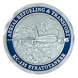 United States Air Force KC-135 Stratotanker Aerial Refueling Aircraft Challenge Coin