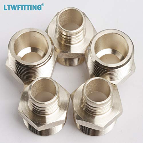 Ltwfitting 3/4-Inch Pex X 3/4-Inch Male Npt Adapter, Brass Crimp Pex Fitting(Pack Of 5) #TOP4